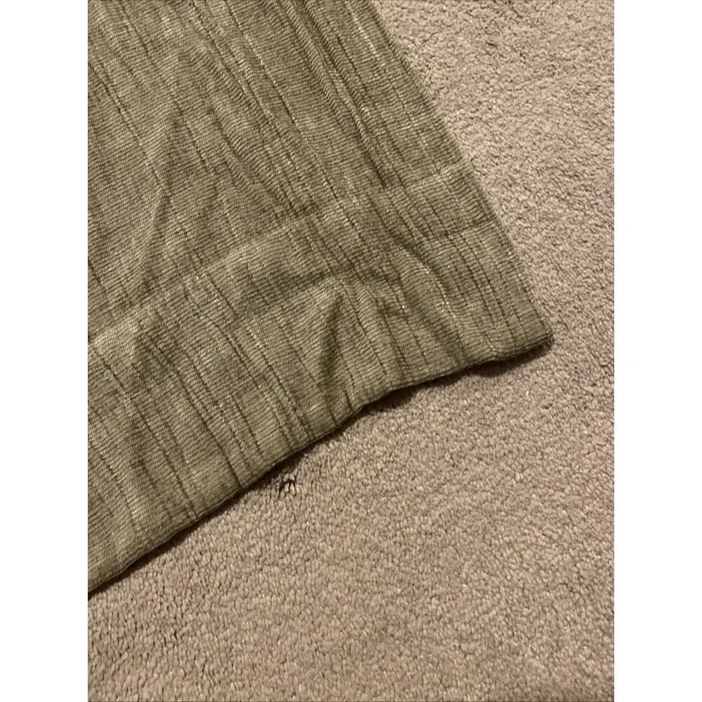 Croscill Curtain Set Of 4 Panels 84” Long 41” Wide Brown Polyester & Rayon